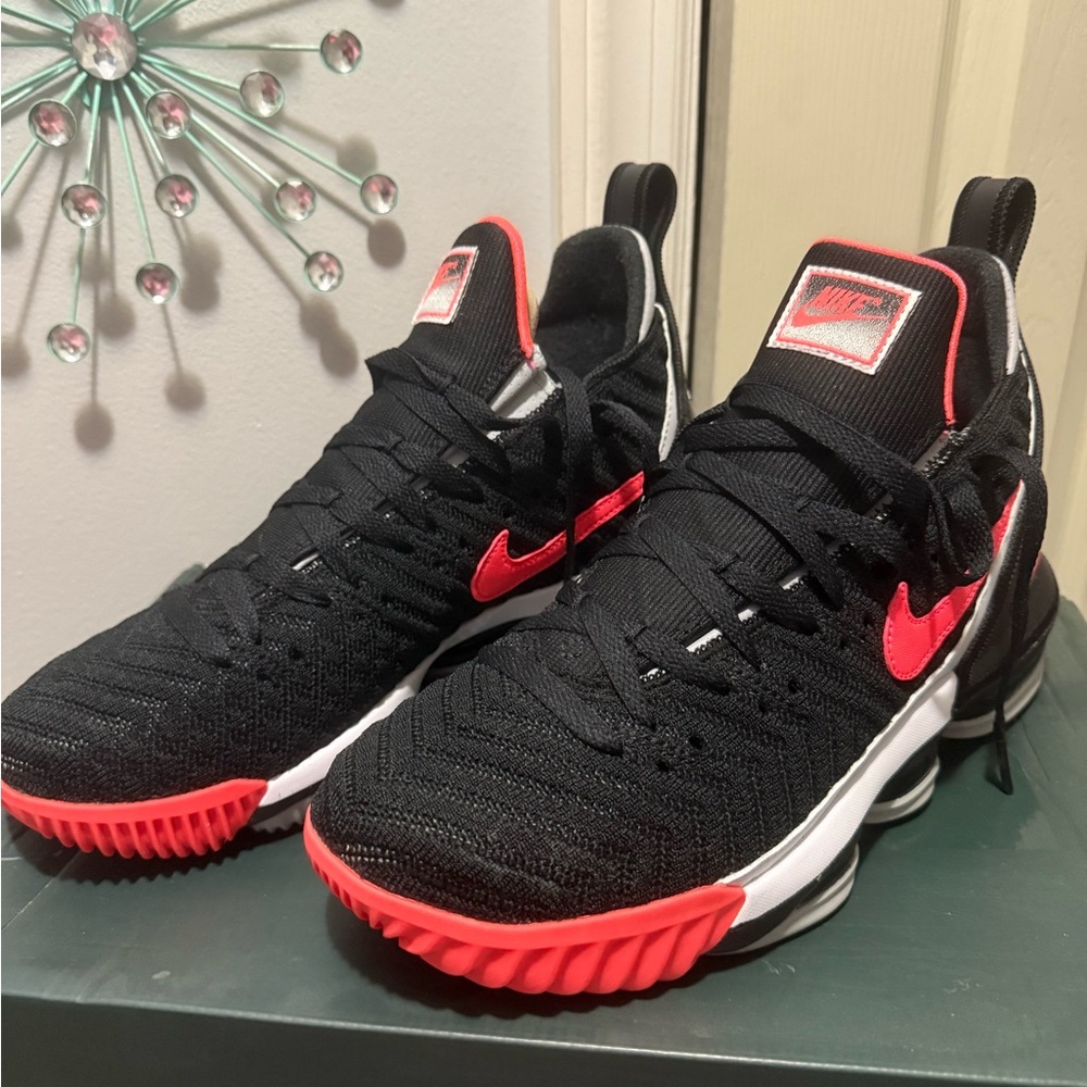 LeBron 16 Tech Challenge Hot Lava Black